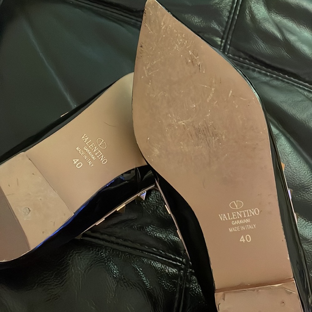 Valentino Garavani Patent rockstud ballet flat - Picture 3 of 7